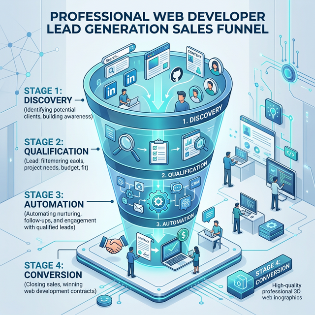 Sales funnel for web developers